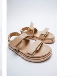 Zara preacher sandals!! So cute comfy and chic!!